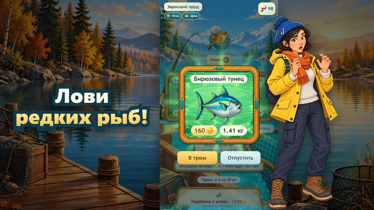 Лови редких рыб!